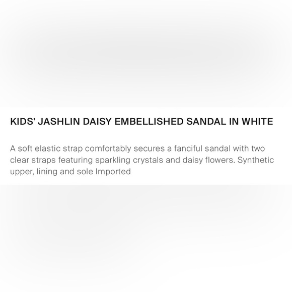 Steve Madden Kids Jashlin Daisy Embellished Sandal - Picture 4 of 11